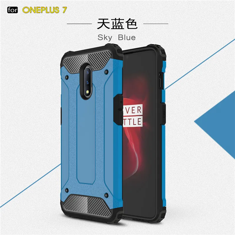 Чехол для Oneplus 7 WolfRule TPU и PC армированный Бампер защитный задний телефона чехол One