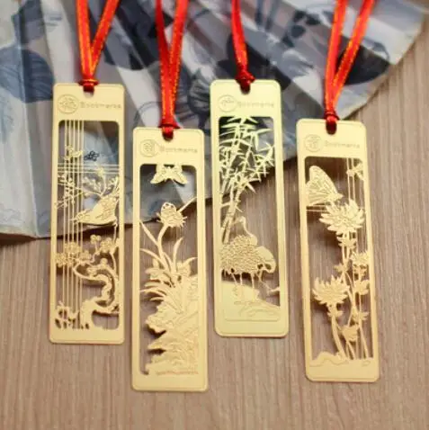 Милые милые красивые металлические закладки китайские винтажные Ретро для книг