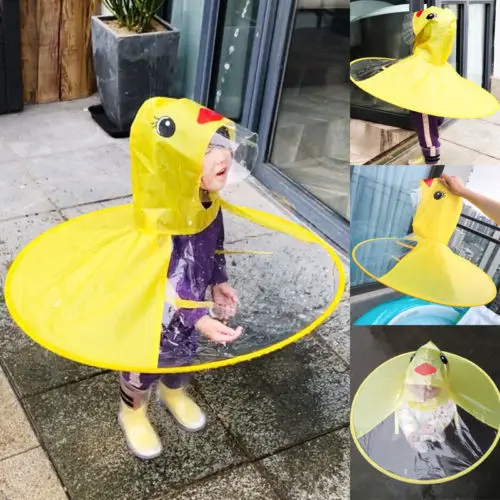 Новый детский плащ унисекс для маленьких девочек и мальчиков милый складной