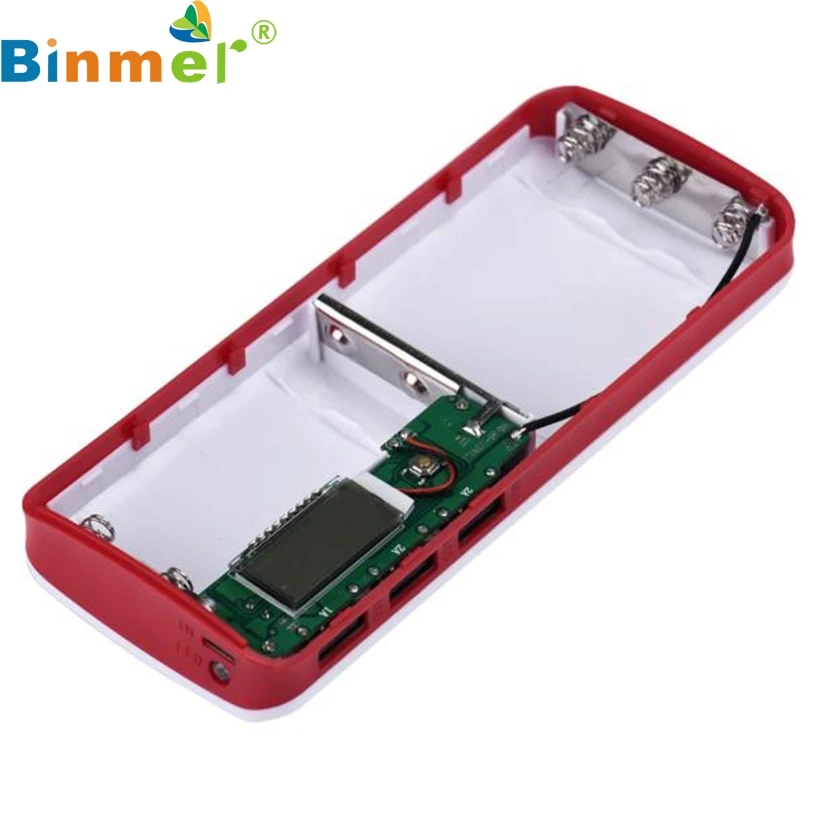 Binmer Новый Mecall 3 Порты usb 5V 2A 5x18650 Мощность банк Батарея коробка Зарядное устройство
