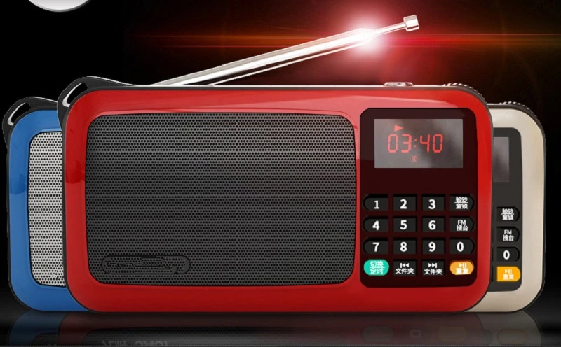 Коспактная Портативная зарядка цифровой светодиодный дисплей панель стерео