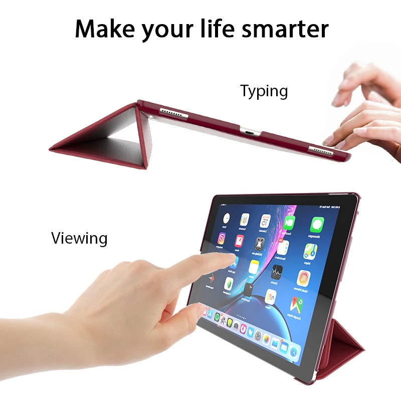 Умный чехол для iPad Pro 12 9 2017 2015 оригинальный бренд ультра тонкий интеллектуальный
