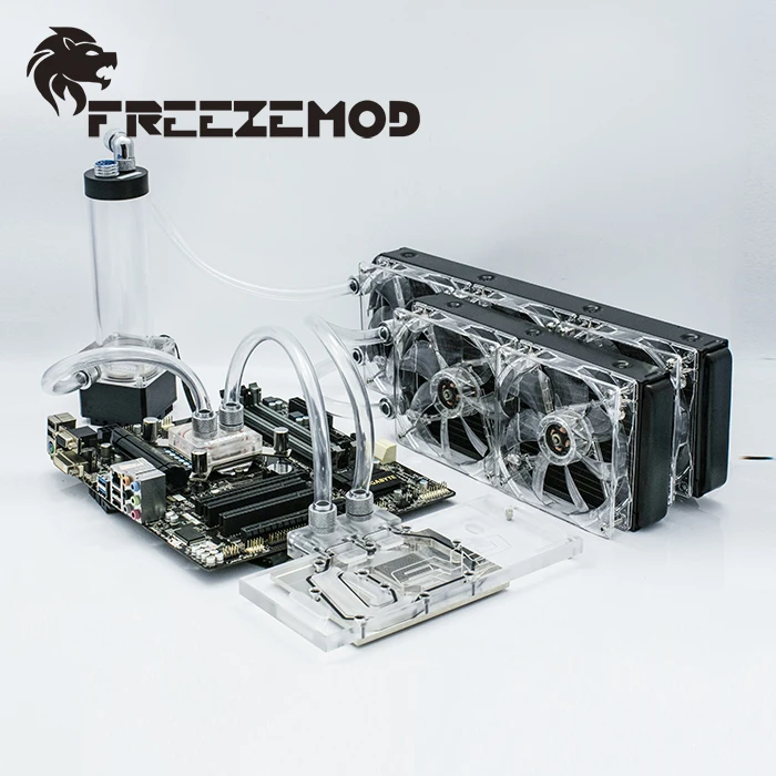 FREEZEMOD компьютерная система водяного охлаждения набор базовый набор 4 для мягкой трубы, FREEZEMOD-BKS4