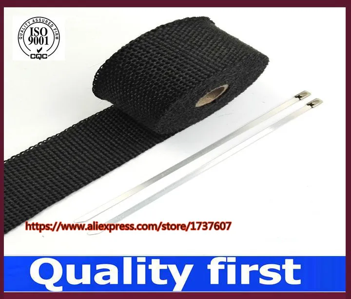 Выхлопной коллектор для мотоциклов 5 м и 10 обмотка труб теплоизоляционная ткань