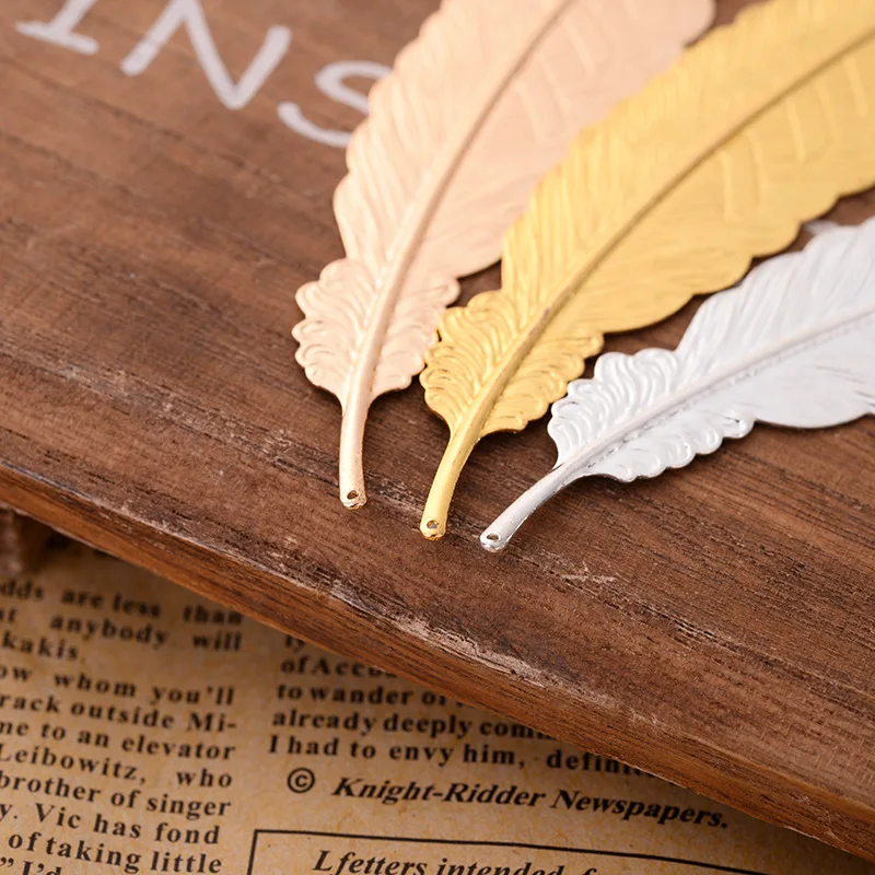 Креативная металлическая Посеребренная Закладка-перо в китайском стиле, винтажный маркер для страниц, хорошая классная книга, школьные маркеры, принадлежности