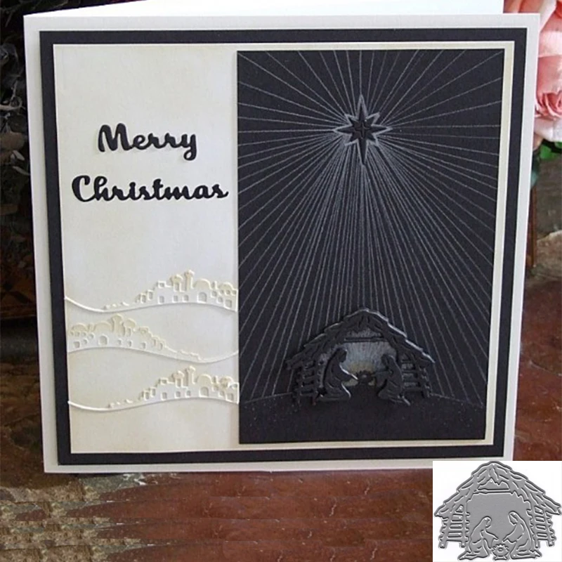 Рождественские металлические режущие штампы 2019 трафареты для скрапбукинга DIY