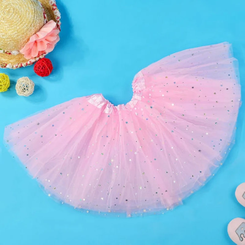 Детская трехслойная юбка пачка из шифона и тюля|pettiskirt tutu|tutu girlsbaby tutu |