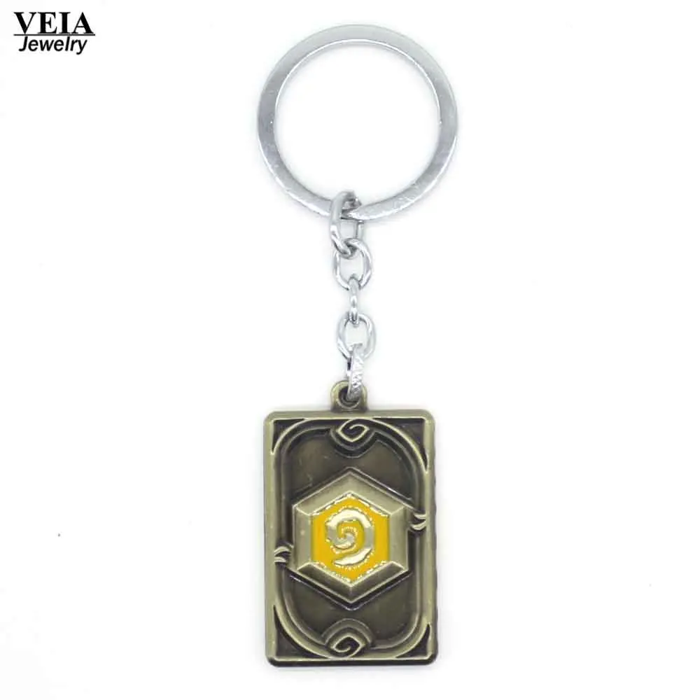 Veia Jewelry Hearthstone логотип Цепочки и ожерелья Heroes of Warcraft монета бронза Подвески Best