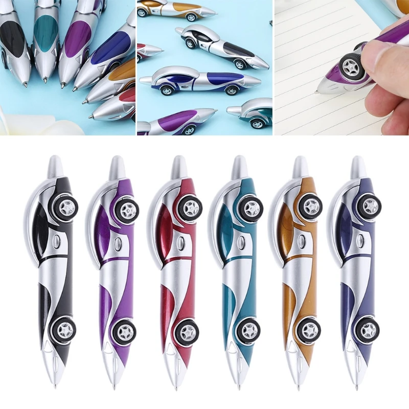 

Funny Novelty Design Racing Car Shaped Ballpoint Pen Office Child Kid Toy Gift Ballpoint Pen