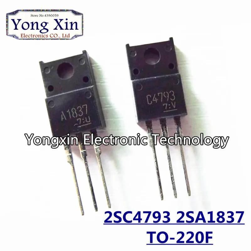 10 шт. 5 пар 2SC4793 TO220 2SA1837 TO 220 C4793 A1837 230 В 1A каждый|Регуляторы напряж./стабилизаторы| |