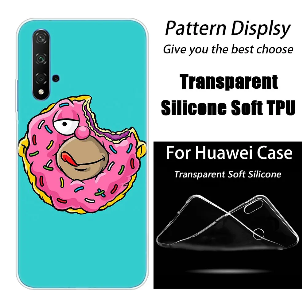 010 Hot The Simpsons Fashion Soft Silicone Case for Huawei Honor 20 8A 7A Pro 10 9 8 Lite View 20 7S 8S 8X 7X 6X 8C 20i 10i Play TPU - Цвет: 010