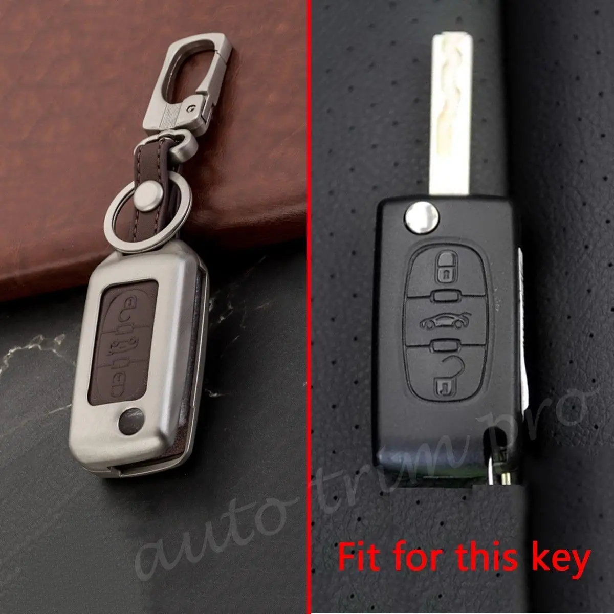 Подходит для Citroen C2 C3 C4 Picasso C5 C6 C8 триумфальный чехол ключей Чехол держатель