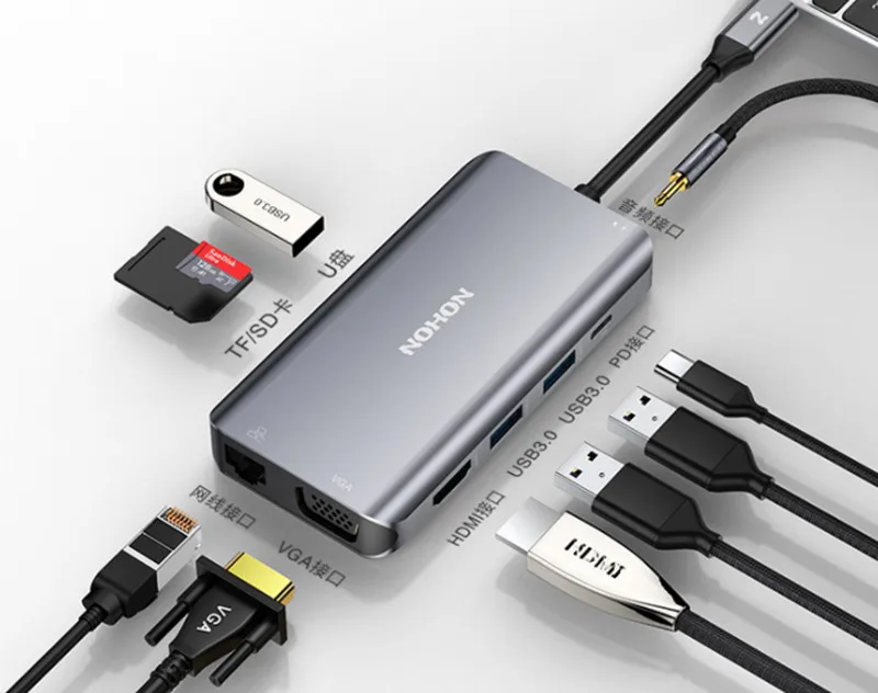 Type c10 в одной многофункциональной док станции для macbookpro набор usb сплиттер
