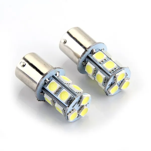 10pcs Car Tail Rear Bulb Lamp 1156 BA15S 5050SMD 13 LED White Light 12V | Автомобили и мотоциклы