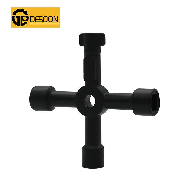 DESOON 1pc Universal Cross KEY Triangle for Train Electrical Elevator Cabinet Valve Alloy Square | Инструменты