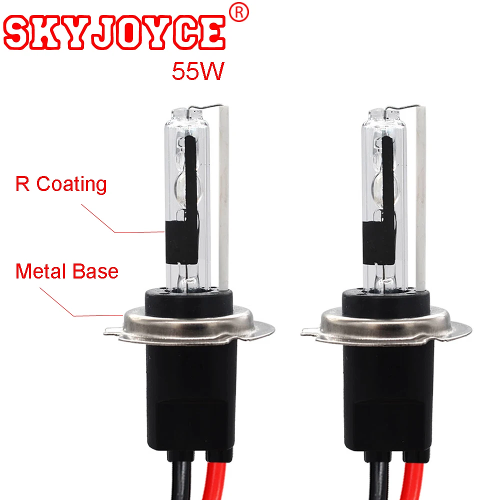 Ксеноновая лампа H7CR 55 Вт hid ксеноновая металлическая основа H7C R H7R 4300K 3000K 6000K 8000K