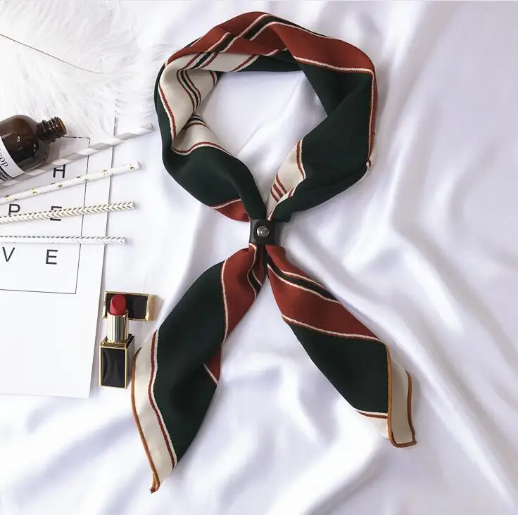 Стильный милый маленький шарф женский кожаный пряжки|scarf female|scarf scarvescute scarf |