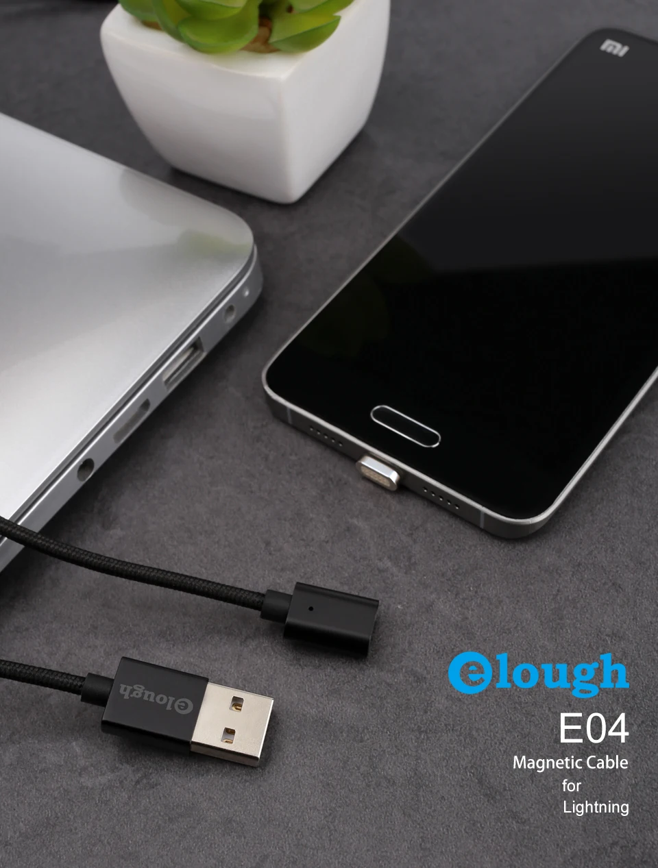 Elough E04 Магнитный кабель для iPhone XS X 7 5 6 Plus iPad телефоны Быстрая зарядка USB кабель для iPhone кабель зарядного устройства