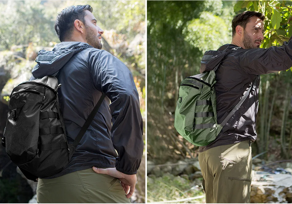 FREE SOLDIER outdoor sports tactical military portable storage backpack for men lightweight and wear-resistant for climbing camp