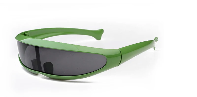 green Peekaboo пластиковые дешевые солнцезащитные очки цельные линзы унисекс красные белые черные винтажные женские солнцезащитные очки для мужчин uv400 - Цвет линз: green