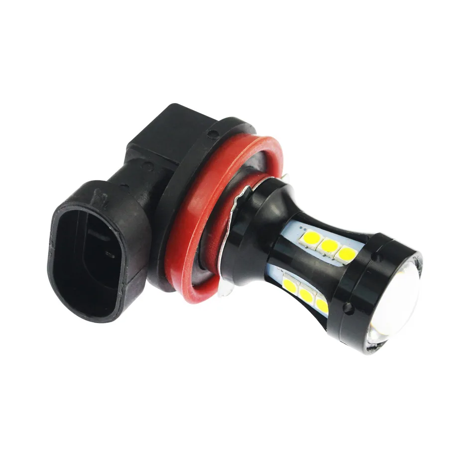 2 шт. H11 H8 Nebbia светодиодные противотуманные автомобильные лампочки DC12V 24V 3030 18smd