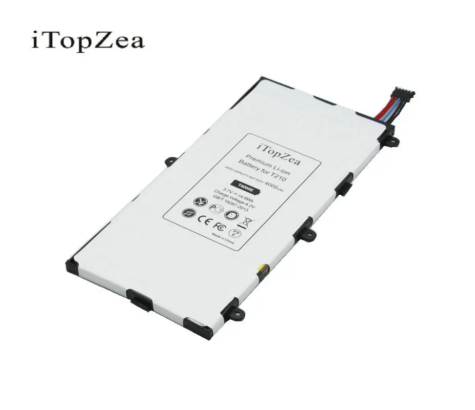 ITopZea 2x4000 мАч T4000E Сменный аккумулятор для планшета Samsung Galaxy Tab 3 7 0 T210 T211 T215 T217A T2105 T210R