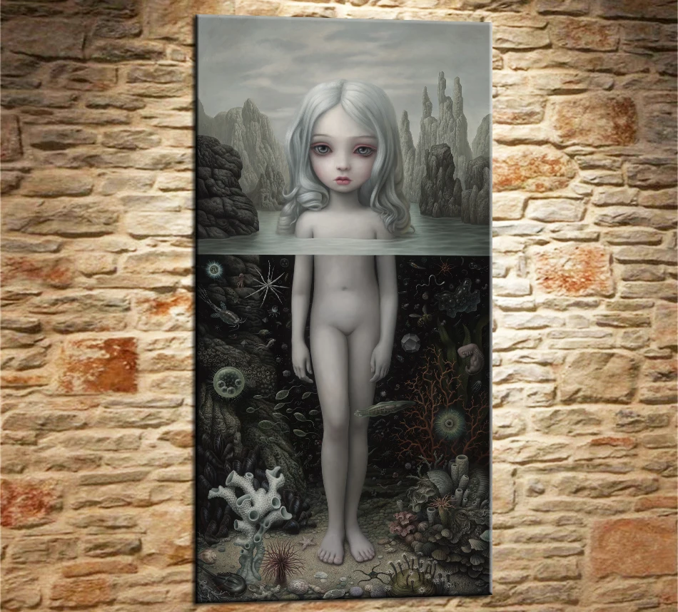Mark Ryden Surrealist Mark Ryden 1 панель абстрактная настенная живопись маслом плакат напечатанная Картина на холсте для гостиной домашний декор