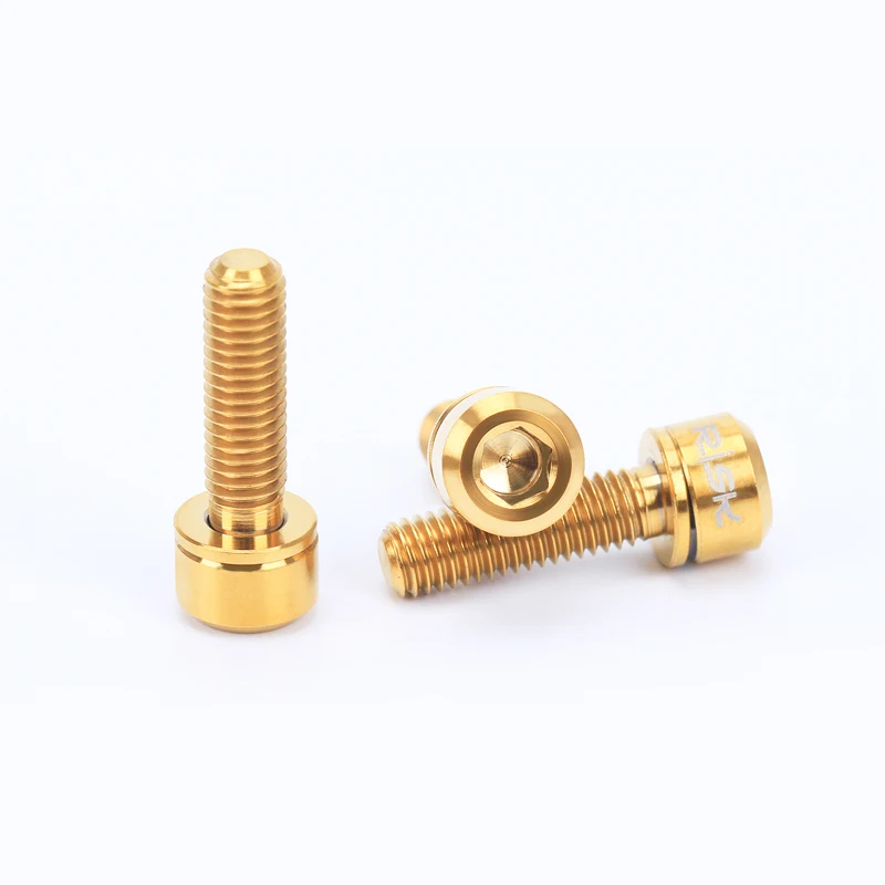 6 шт. M5x18mm ti Титан Велосипедный вынос руля болтом горный велосипед Сверхлегкий
