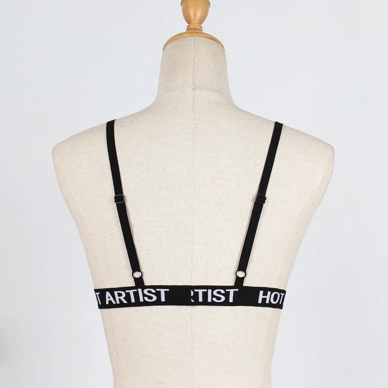 Летний бюстгальтер на бретельках с блестками сексуальный черный сетчатый