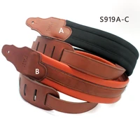new new pp high grade leather electric guitar straps individual guitar strap musical instrument accessories