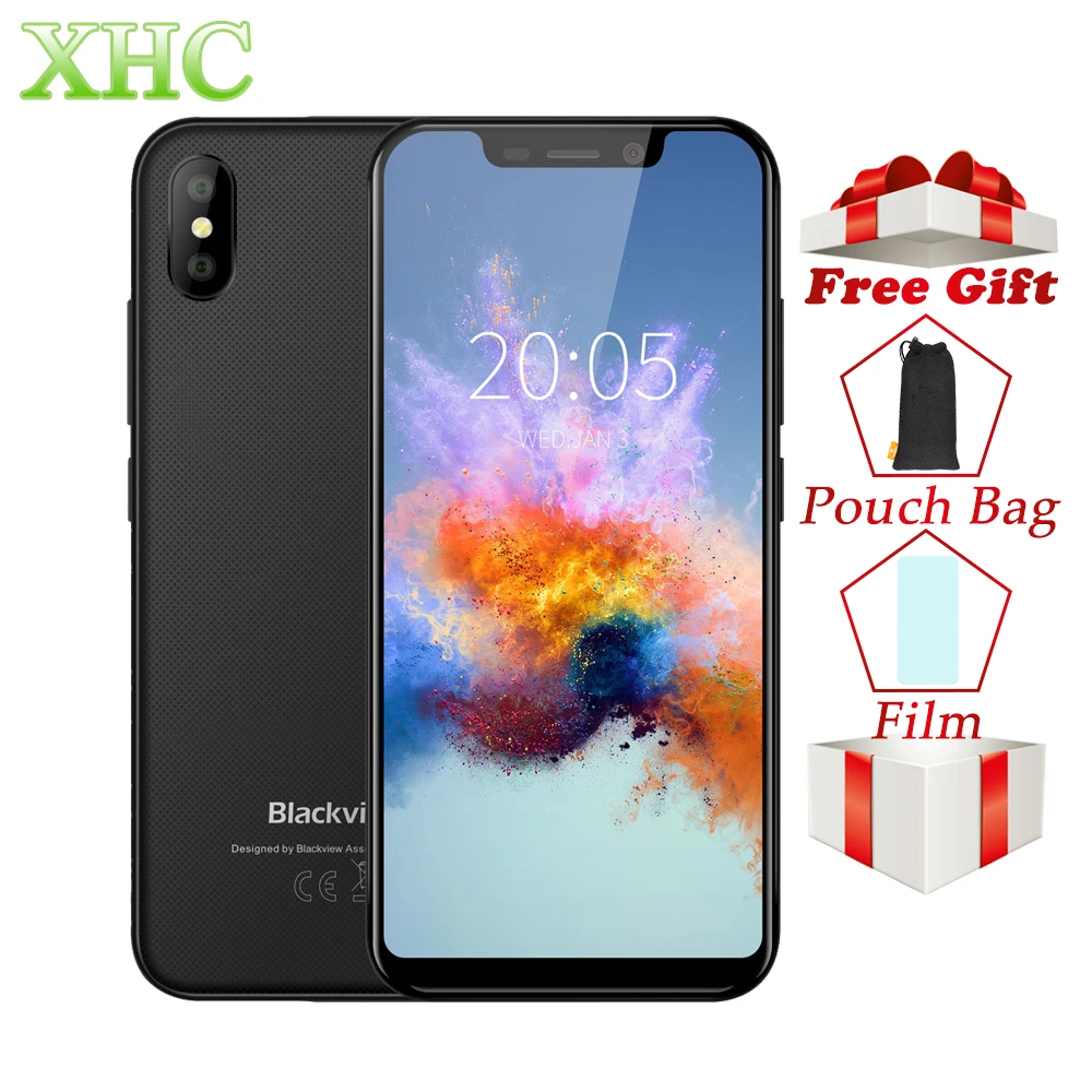 Фото Blackview A30 смартфон с 5 дюймовым дисплеем четырёхъядерным процессором MTK6580A ОЗУ 2 Гб(China)