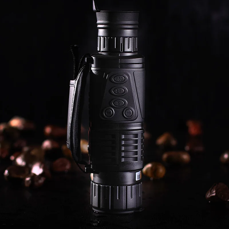 Охотничий цифровой прицел ночного видения со штативом и креплением Weaver Rail 5X40