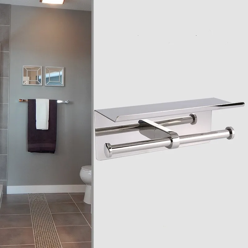 Держатель для туалетной бумаги из хромированной нержавеющей стали|toilet paper holder|paper