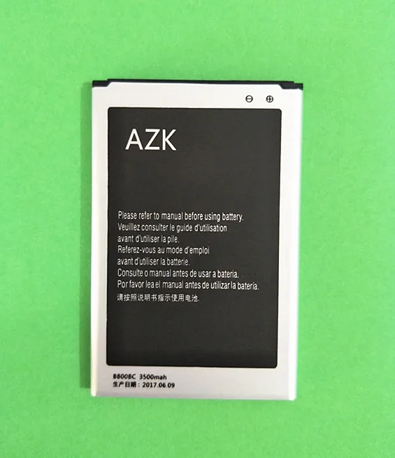 Аккумулятор AZK для Samsung Galaxy Note 3 N900 N9006 N9005 N9000 B800BE 3500 мАч | Мобильные телефоны и
