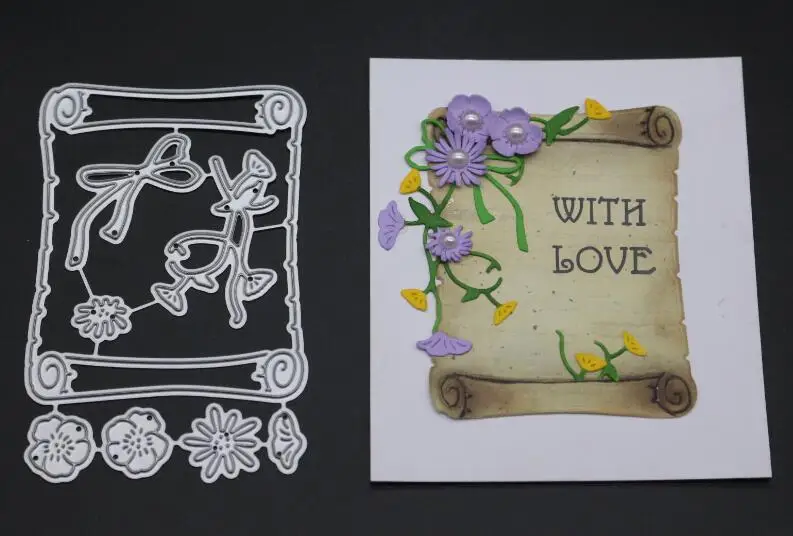 6.2X9.8cm YINISE штампы скрапбук металлические Вырубные штампы для трафареты для скрапбукинга шнурки карточки-украшения для альбомов тиснение папки высечки - Цвет: 6.2X9.8cm