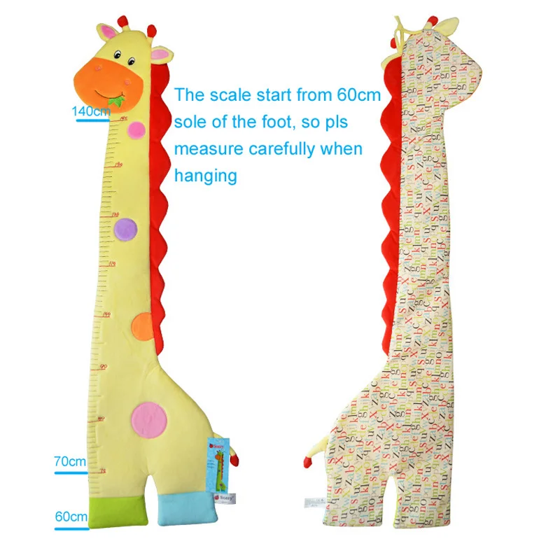 Sozzy диаграмма роста детей 1.4 м Высота Мера мультфильм животных детские погремушки