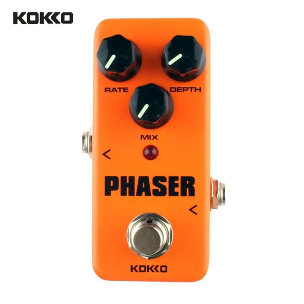 KOKKO FPH2 Phaser Мини педаль эффектов для электрогитары теплый аналоговый фазовый