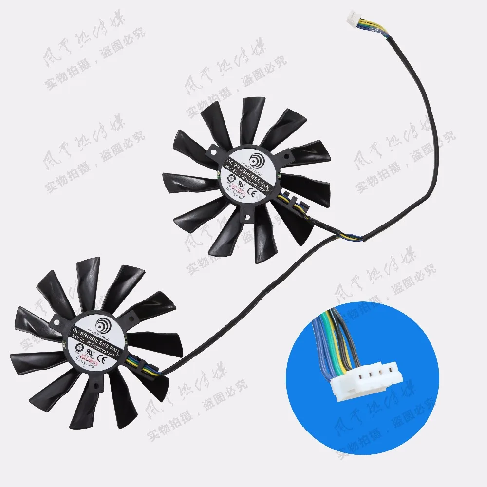 Новый оригинальный вентилятор для охлаждения графической карты MSI N760 R9 270X HAWK