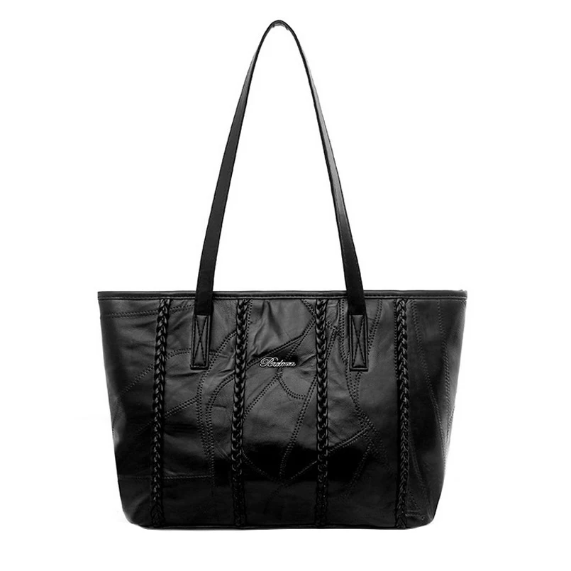 Женская сумка женские ручные сумки черная кожаная на плечо bolso mujer роскошная
