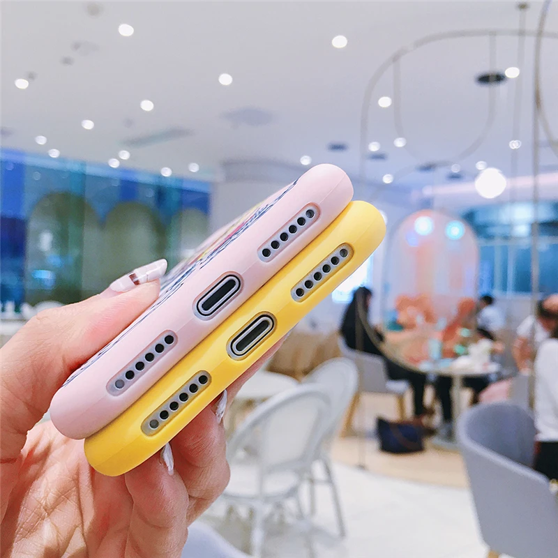 WTSZKL Comic Cartoon Running Snoopy and Small Partner TPU Phone Case for iPhone 6 6S 7 8 Plus X XR XS MAX Soft Silicone |