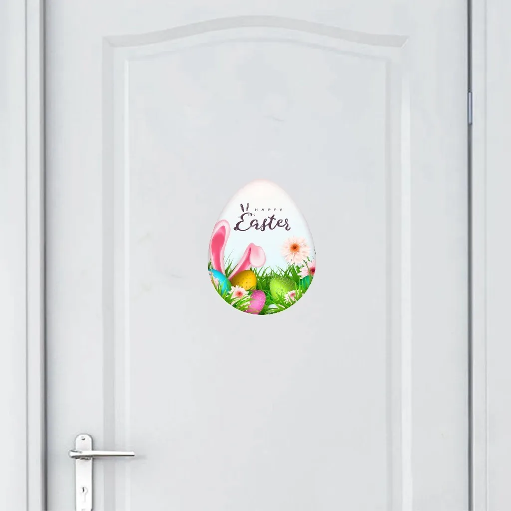 2019 новый стиль счастливая Пасха домашний декор наклейка на стену переводная