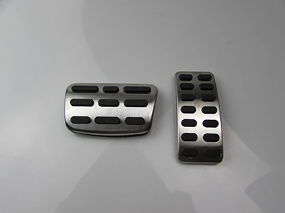 AT 2 PCS DEE Авто Топливный тормоз ног педали для hyundai Ix25 Creta Accent Brio Verna Solaris для Kia K2 Rio Soul KX3 аксессуары - Название цвета: AT 2 PCS