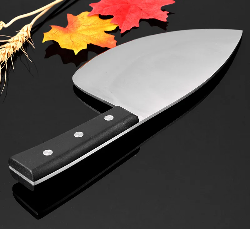 XITUO нержавеющая сталь кухонный измельчитель DIY ручной лезвие резка мяса ломтик шеф повар острый Ножи Открытый Отдых для шашлыков кухонная техника