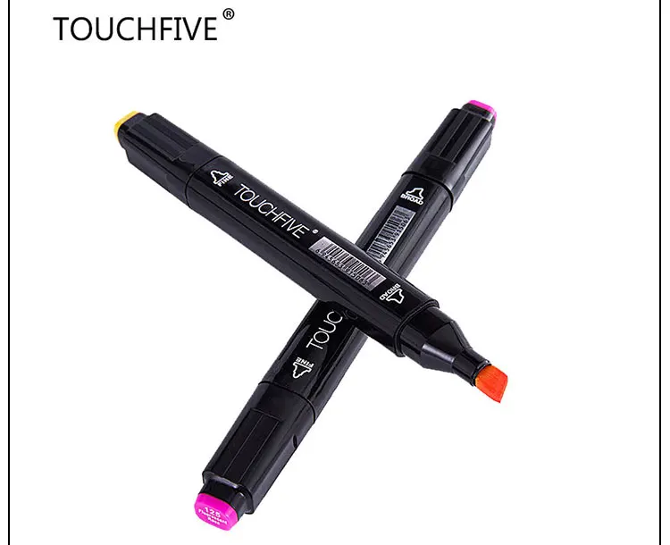 TOUCHFIVE, 32 цвета, двойная головка, художественные маркеры, ручка, масляная, алкогольная, эскиз, маркер, ручка, товары для рукоделия, для анимационного манга, рисование