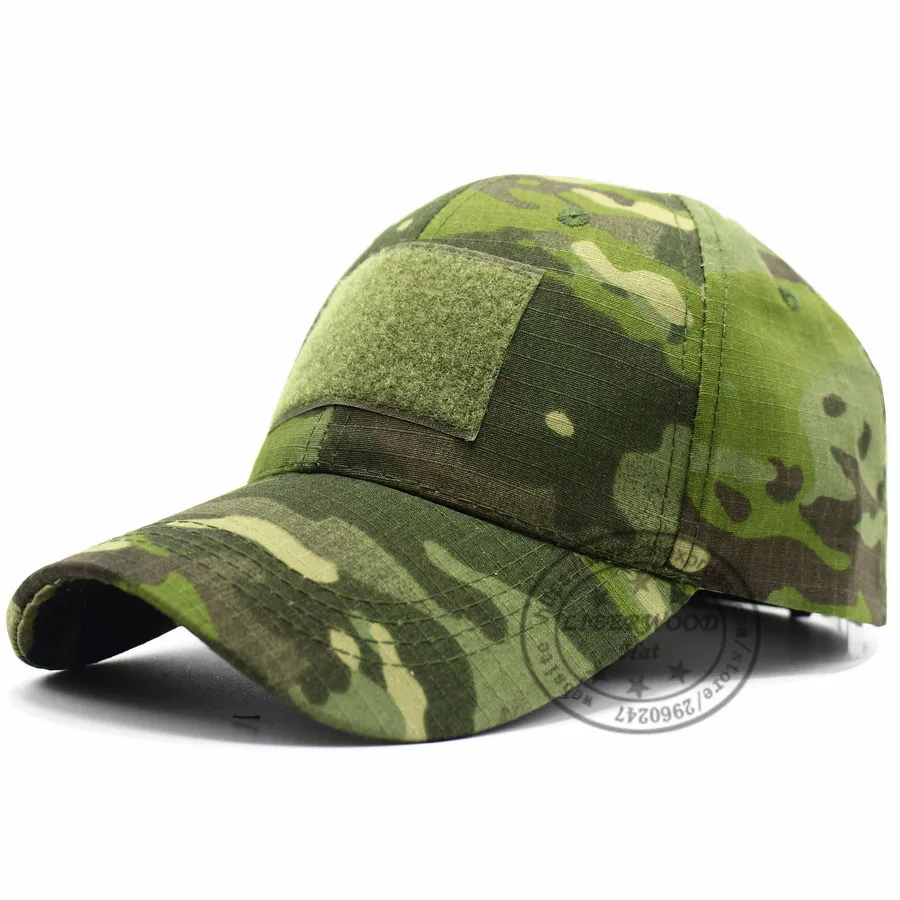 green camo LIBERWOOD Bionic флаг шляпа мультикам черный камуфляж кленовый лист Тактический операторский поставщик Кепка Дальнобойщика шляпа с петлей для патч - Цвет: green camo