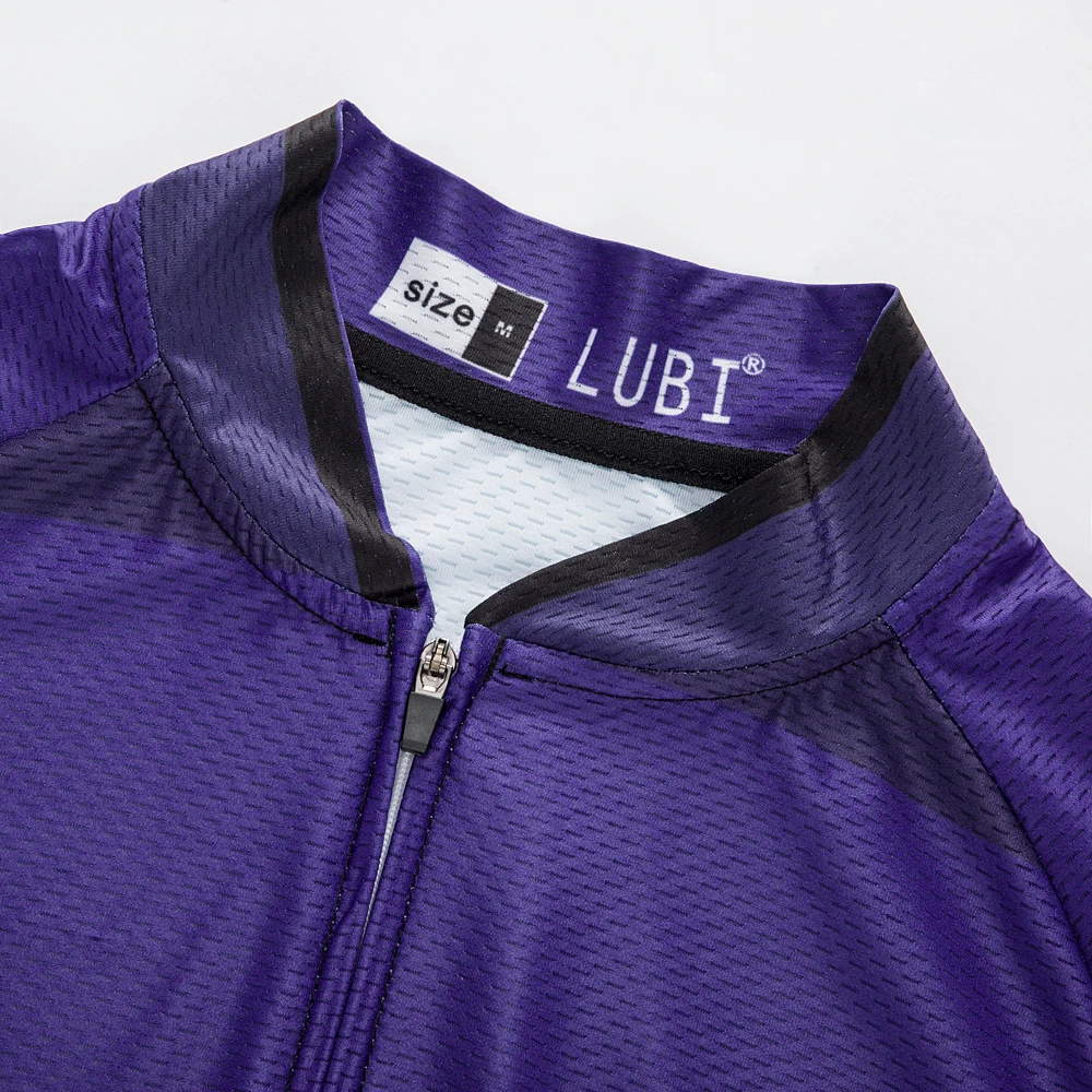 LUBI 3 вида цветов комплект летней одежды для велоспорта Джерси высокая плотность