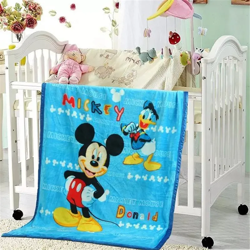 Disney хлопок плюс бархат детское полотенце одеяло пот-впитывающий халат банное полотенце 140x100 см