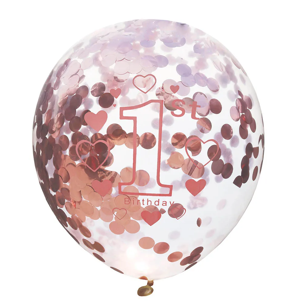 Детский душ 10 шт. латексный воздушный шар &quotКонфетти&quot мальчик девочка первый