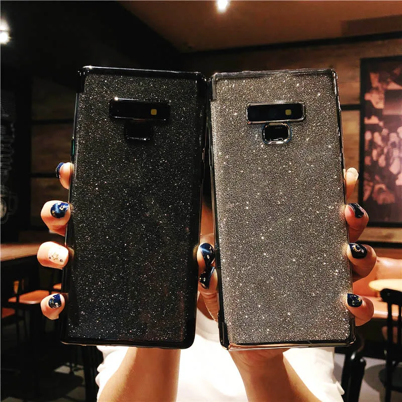 Glitter TPU Phone Case For Samsung Note 9 Cover S9 S8 Plus S7 S6 Edge A3 A5 A6 A7 A8 J2 J3 J5 J7 Pro 2016 2017 J4 J6 2018 Cases |
