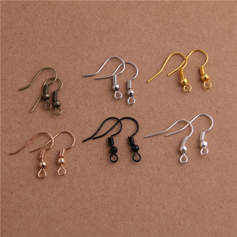 100pcs 20x17mm DIY Earring Findings Clasps Hooks Fittings DIY Making Accessories Iron Hook Earwire Jewelry P6469